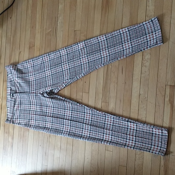 Free People Carnaby Plaid Pant in Orange Combo - Picture 3 of 6